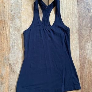 Lululemon navy racerback tank size 4